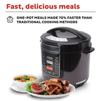 6L Electric Pressure Cooker 220V Multifunctional Large Capacity Smart Slow Cooker Rice Cooker Yogurt Maker for Home Kitchen 1