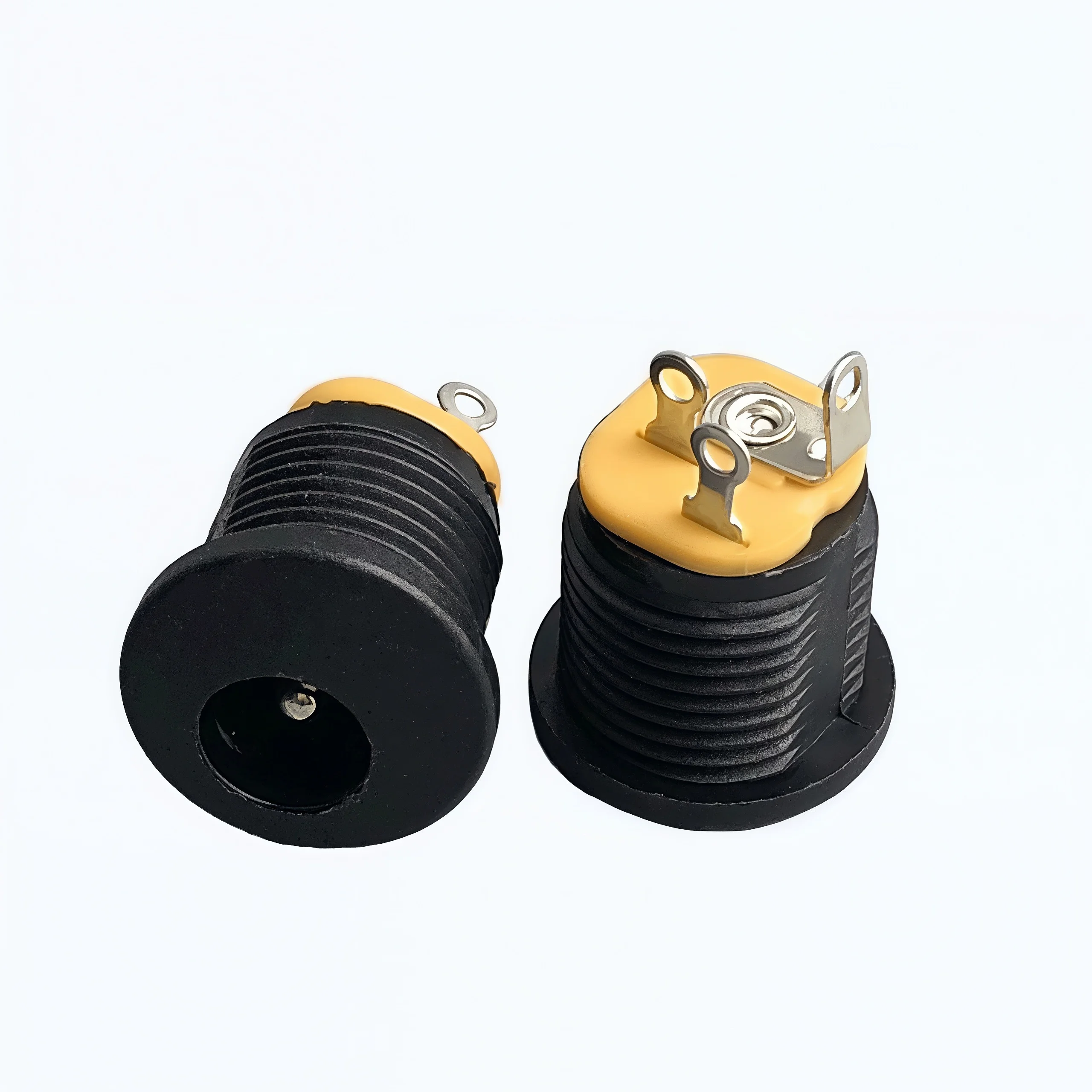 5/10Pcs DC-022 5.5x2.1mm DC 전원 암 소켓 잭 DC 커넥터 원형 구멍 인터페이스 플러그 너트 패널 마운트 어댑터 5.5*2.1mm