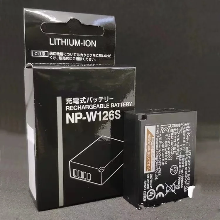 

Original NP-W126S Camera Battery For Fujifilm Fuji X-H1 X-PRO3 X-PRO2 X-T3 X-T2 X-T30 X-T20 X-T200 X-E3 X-A5 X-A3 BC-W126