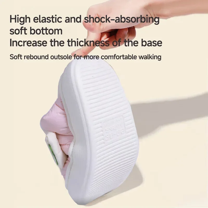 Women's Slippers Warm Home Cotton Slippers Can Be Worn Outside Waterproof Non-Slip Couple Style Winter Women's Slippers