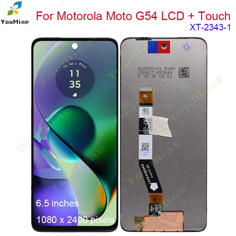 65ForMotorolaMotoG54LCDXT23431DisplayTouchPanelScreen