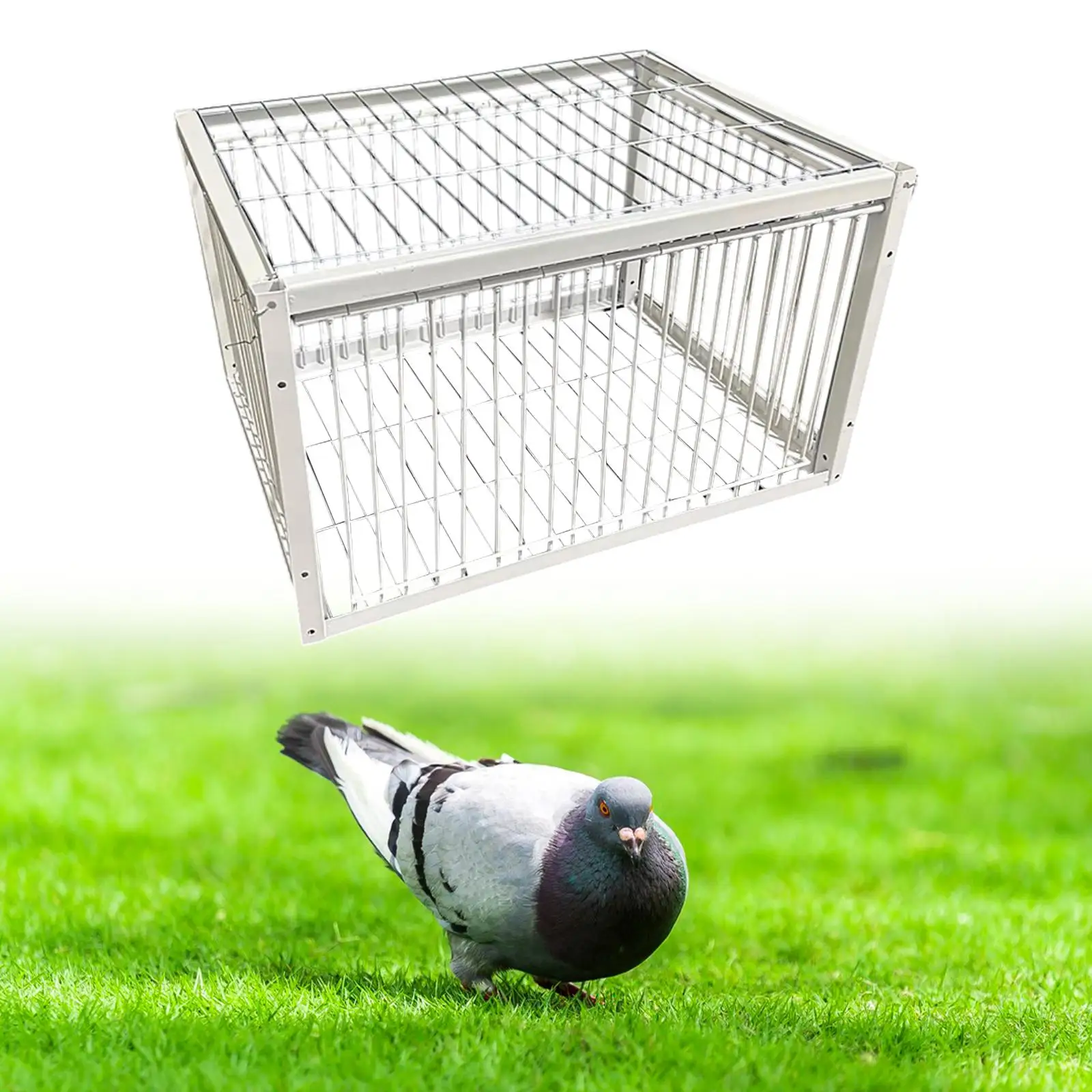 Automatic Pigeon Cage Thickened EscapeProof Pigeon Coop Chicken Cage for Racing Pigeons Farms Garages Gardens Bird Supplies