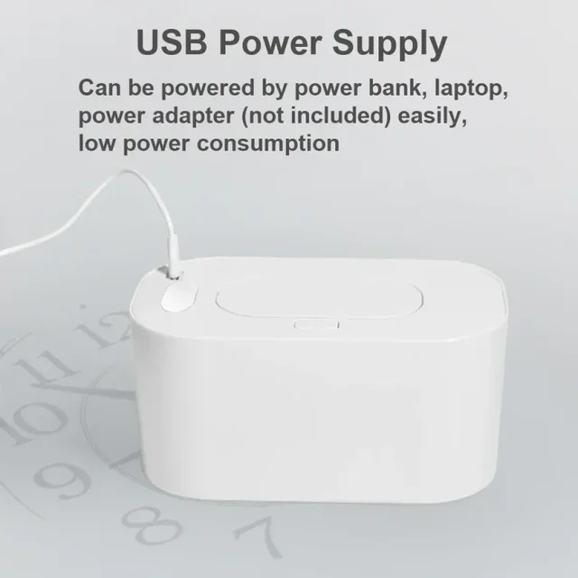 아기 물티슈 워머로 아기의 부드러운 피부를 위한 따뜻함과 편안함 제공