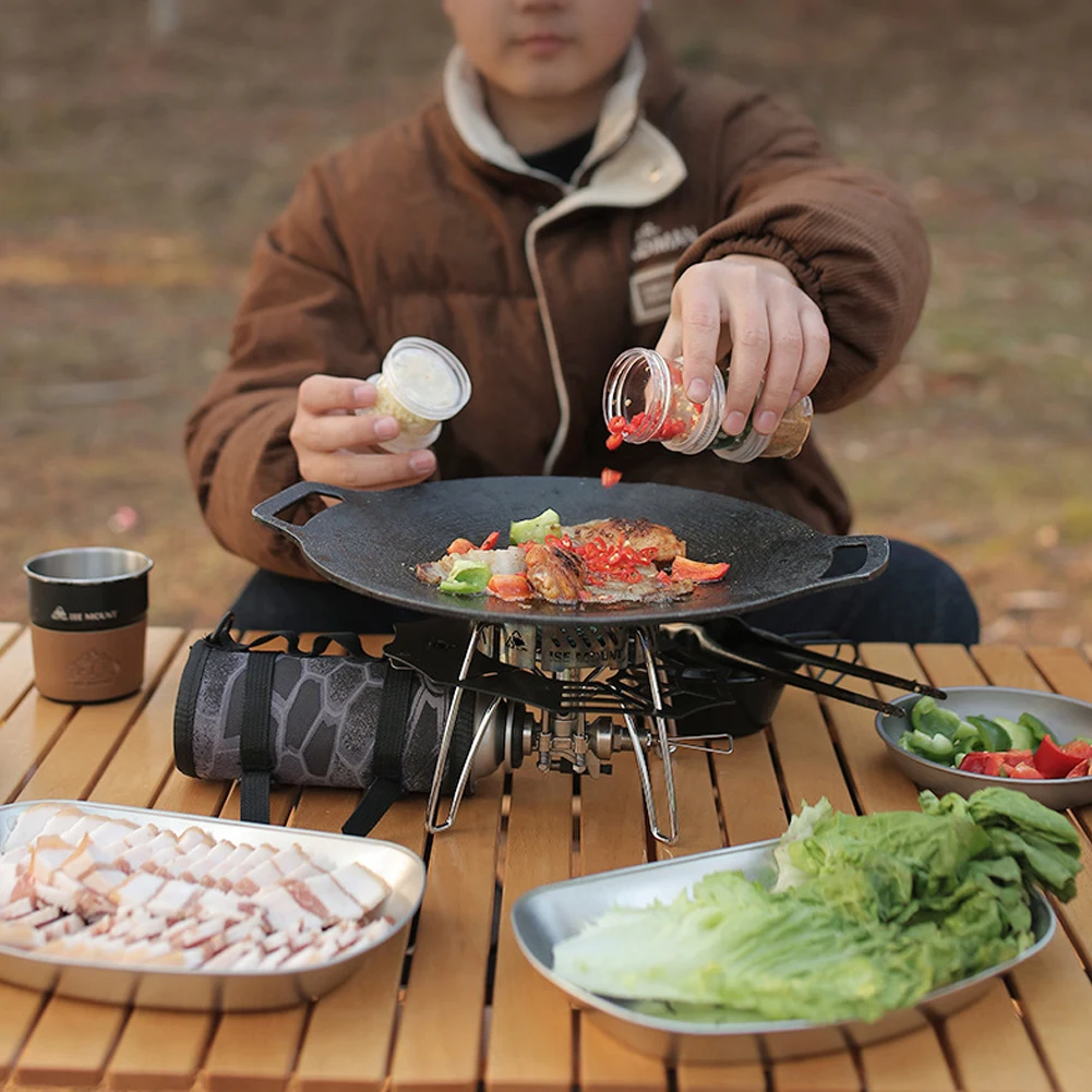 Travel Spice Holder with 5 Clear Seasoning Bottles Seasoning Storage Bag Camping Seasoning Container for Picnic Cooking Barbecue