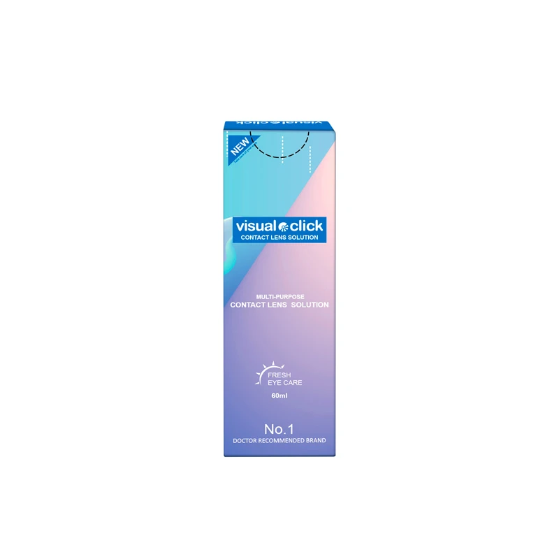 60ml Contact Lenses Solution Cleaner Replenish Multi-Purpose Solution for Soft Contact Lenses