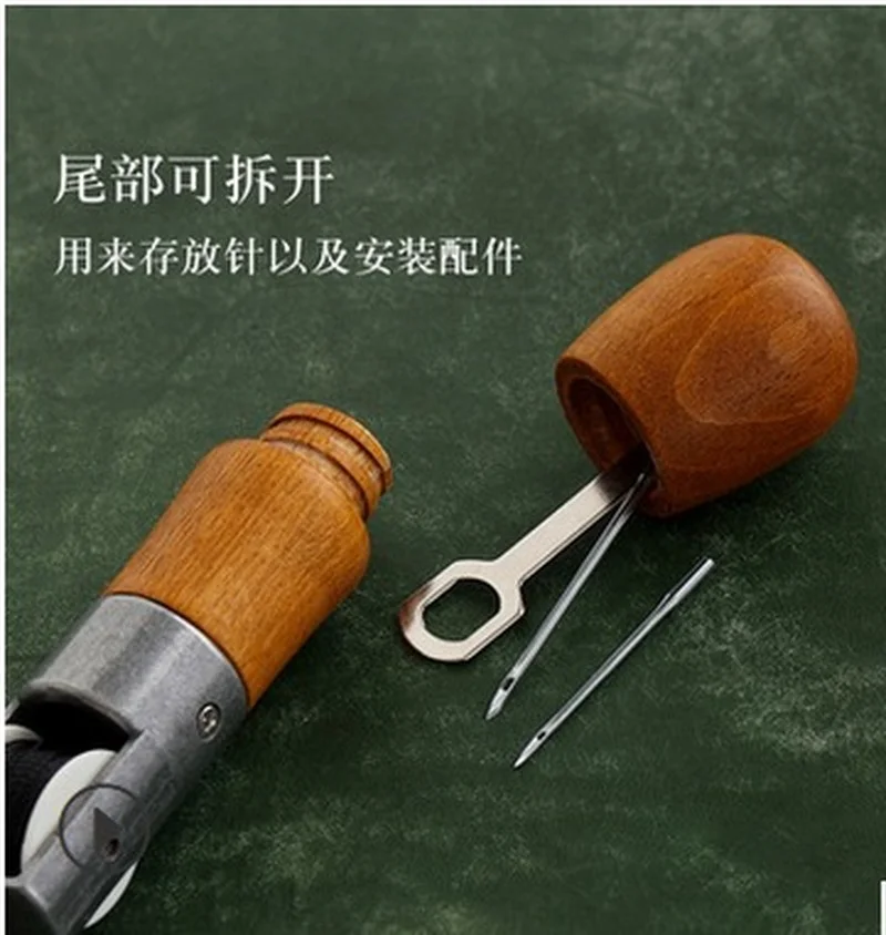 Hand Sewing Machine Waxed Thread for Leather Leather Sewing Tool Craft Edge Stitching Belt Strips Shoemaker Tools DIY