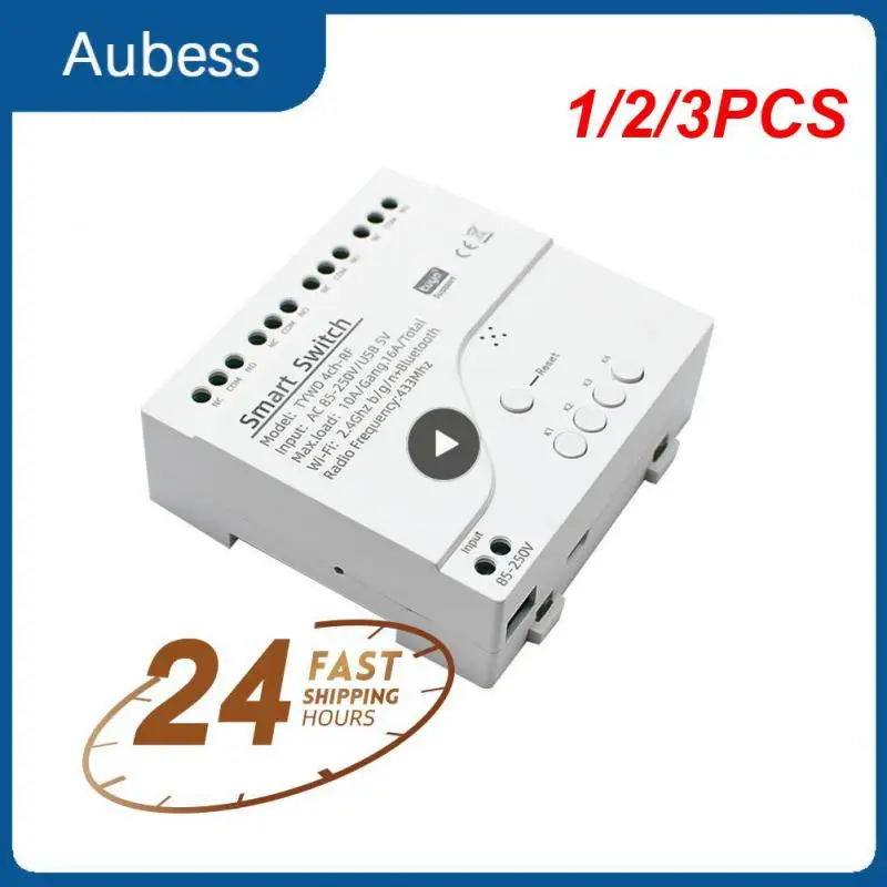 

1/2/3PCS Tuya Smart Life Wireless Wifi Switch Module FI APP Remote Control DC 12V 24V 220V RF Receiver 10A Smart Relay