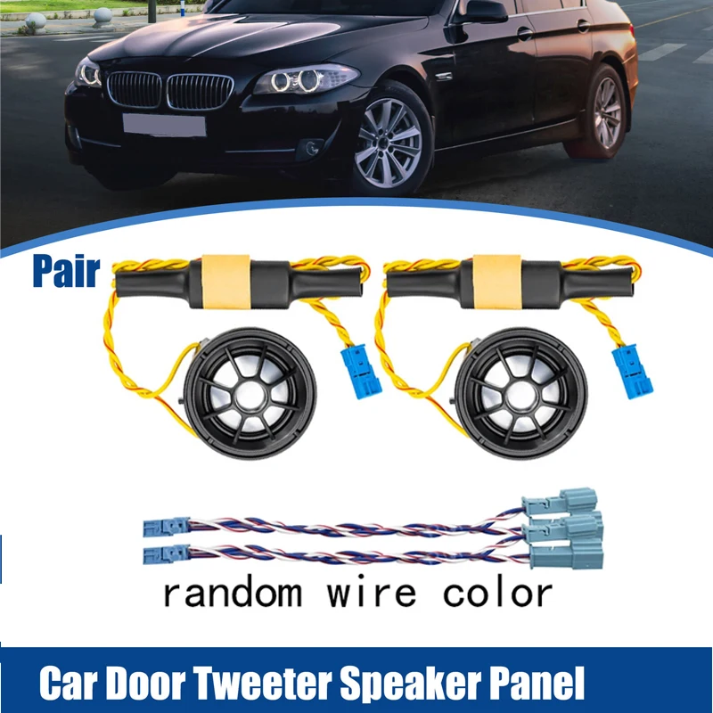 2pcs Car Door Panel Tweeter Speaker For Bmw F22 F30 F10 F15 F16 F20 F25 F26 F32 F34 F48 G20 G30 E90 1 3 5 7 Series Loudspeaker