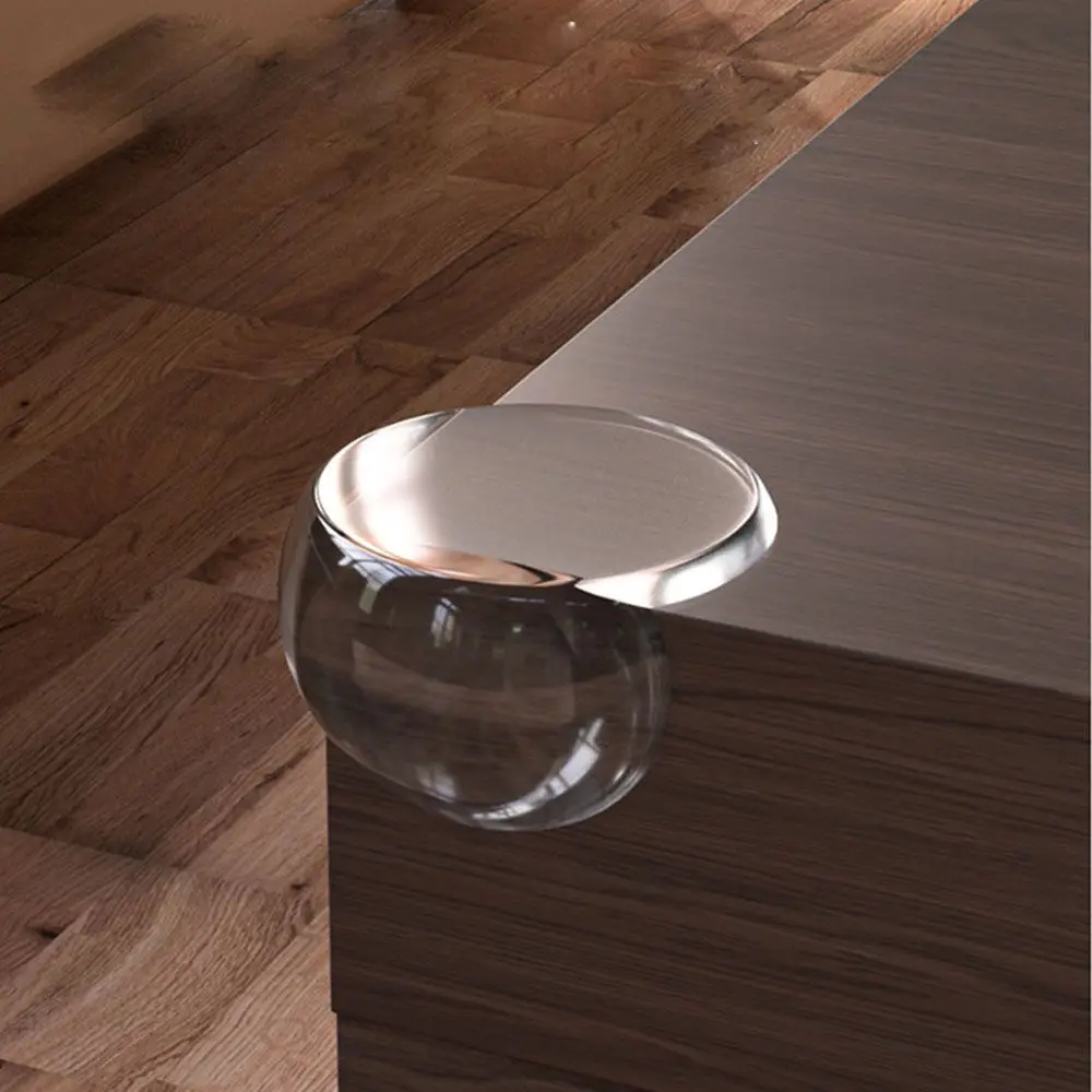 4Pcs Soft  Security Safety Silicon Anticollision Strip Corner Guards Edge Protection Table Corner Protector