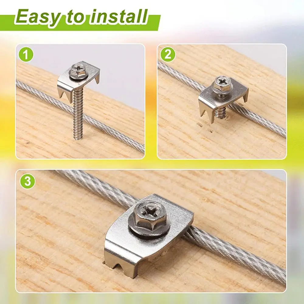 Description Picture 6 of itemFence Fasteners Fence Fasteners For Wire Fencing 50x Fence Staple Nails With Wire Fixer Fence Fasteners For Wire Mesh And Woven