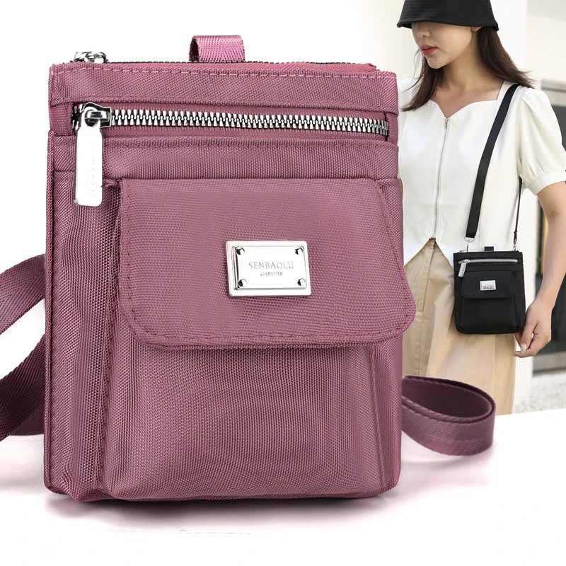 

Модная повседневная женская маленькая сумка через плечо, Высококачественная прочная нейлоновая Женская мини-сумка, красивая стильная женская сумка для покупок и телефона
