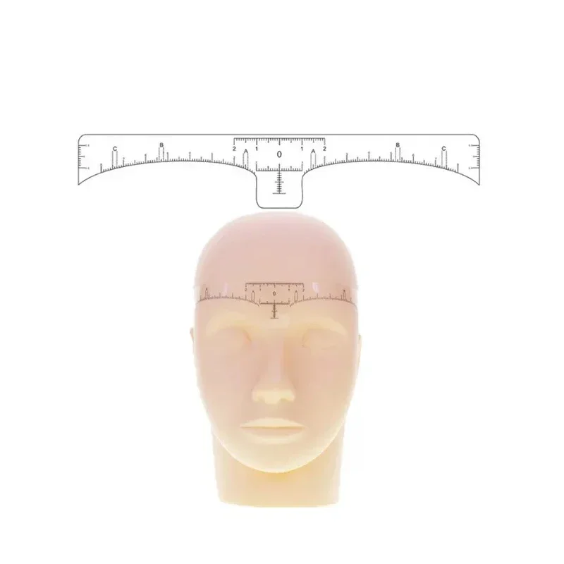 100/50PCS Tattoo Eyebrow Ruler Sticker Disposable Adhesive Microblading Tattoo Measurement Tool for Permanent Makeup Accessory