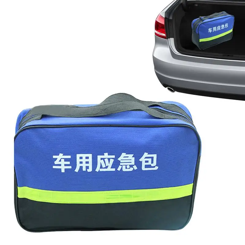 

Professional First Aid Kit Bag Car Rescue Kit For Outdoor Travel Vehicle Storage Oxford Bag