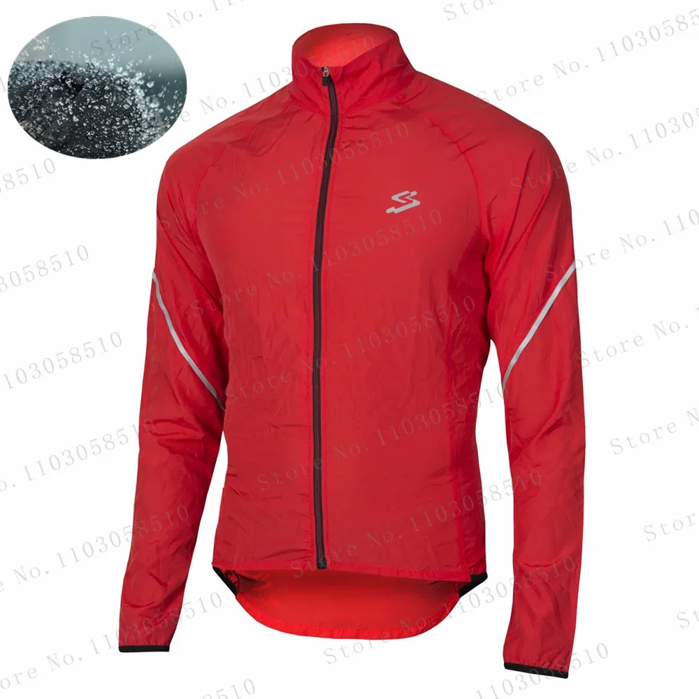 spiukful Waterproof Windbreaker Wind MTB Cycling Lightweight Ultralight Men Jacket Running Riding Ciclismo Bicycle Windbreaker 4