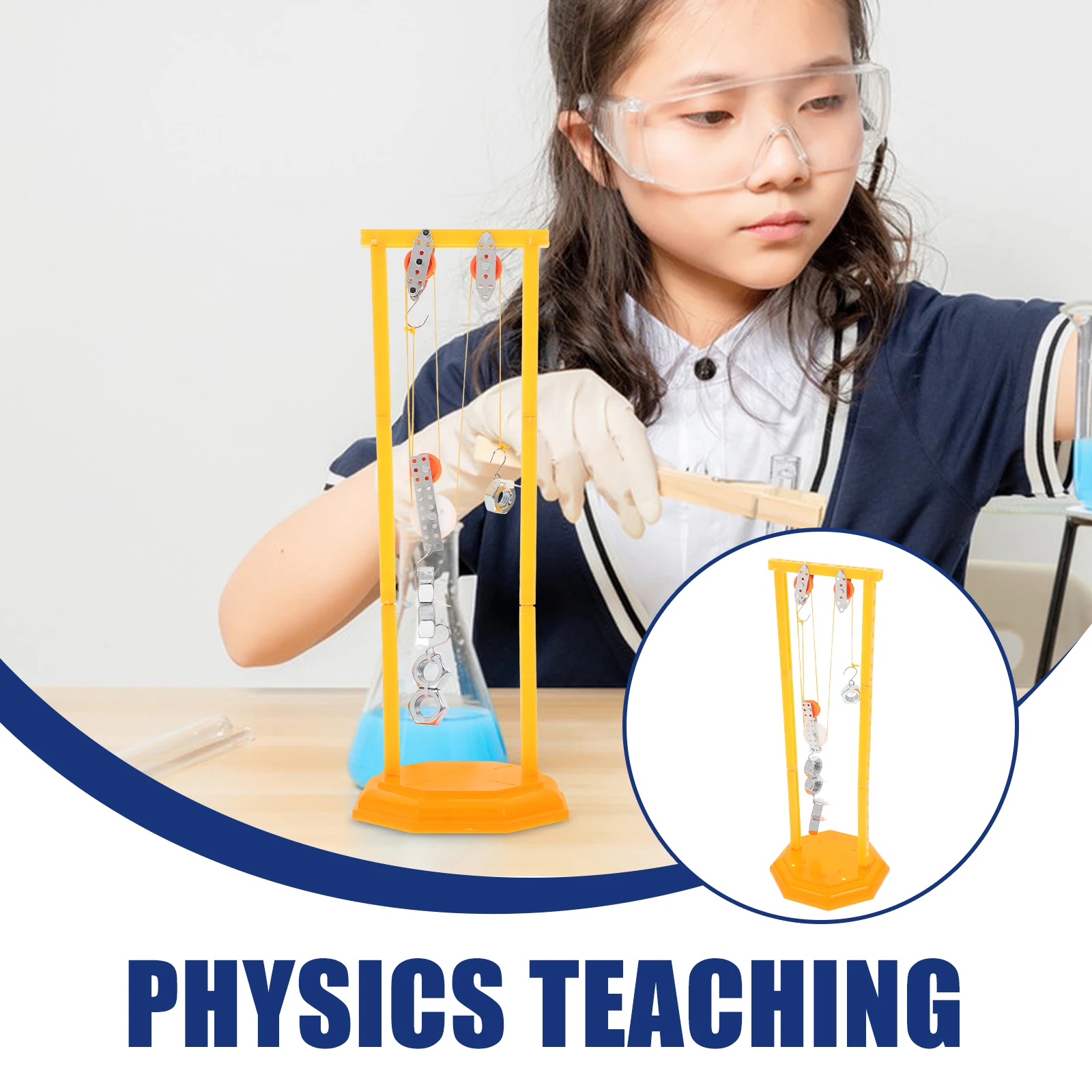 Pulley Block Physics Experiments Pulley Kit Kids STEM Kit Physics Educational Science Experiment Plastic Gears