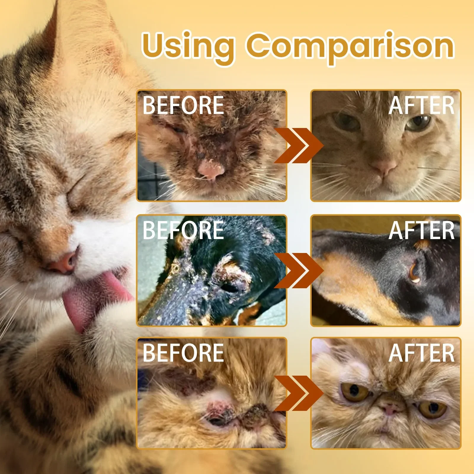 Pet Moss Essence Anti-Itch Anti-flea Mites Ticks Spray For Cat And Dog Skin Problems Pet Healthy Care pet anti flea spray