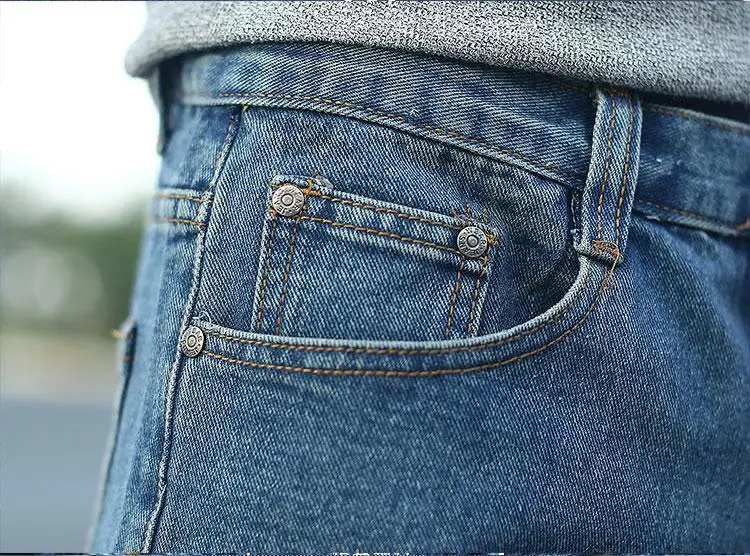 2022 Spring Summer Men's Thin Straight-leg Loose Jeans Classic Style Advanced Stretch Baggy Pants Male Wide leg jeans pants