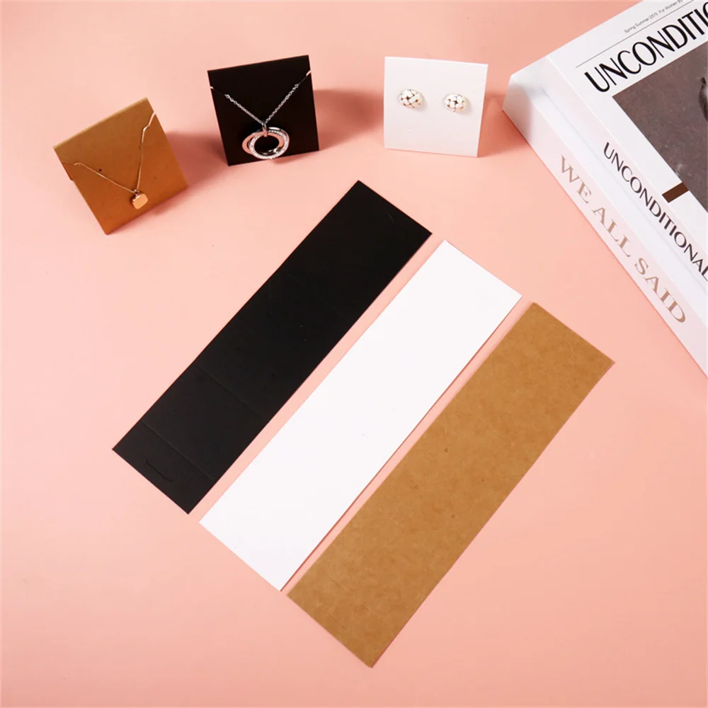 10 pezzi porta orecchini per collane, carte, supporto in cartone per esposizione di gioielli, negozio di venda, organizzatore di imballaggi, fornure per piccole imprese  36