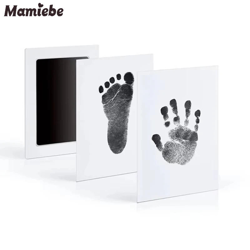 Non-Toxic Baby Handprint Kit: Capture Newborn Footprints & Handprints - Perfect for Baby Souvenirs and Gifts Baby Handprint
