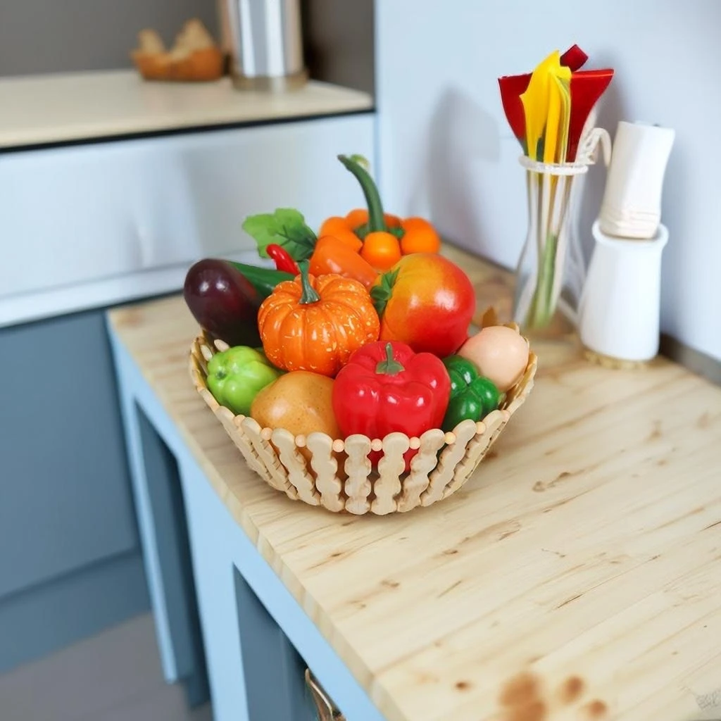 Auear 5 Carote Artificiali In Plastica Con Foglie Verdi - 21 Cm - Frutta Finta Per Decorazione Casa E Vetrine - 3