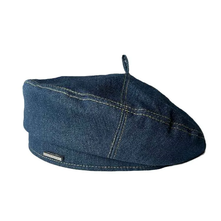 Berets Women Cowboy Beret Hat  Painter Hats Summer Beanie Hat Retro Octagonal Cap Female Ladies Outdoor Leisure Visor Caps - 5