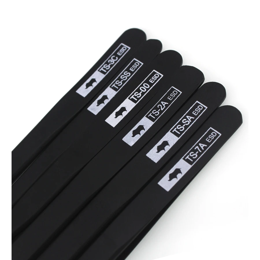 Japan RHINO TS-00 TS-2A TS-3C TS-7A TS-SA TS-SS ESD Series Tweezers for Watch and Cell Phone Repair Hand Tools