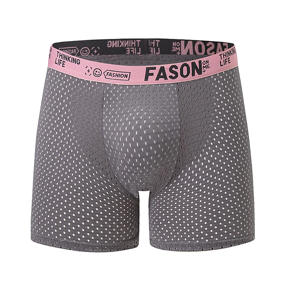 5-piece Set Of Men's Solid Color Underwear Breathable Quick Drying Fashionable Sporty Comfortable And Suitable For Teenagers