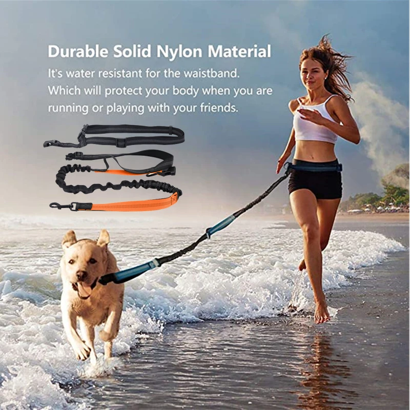 Made In Canada Hands Free Waist Belt Dog Running Jogging Hiking Walking Belt 