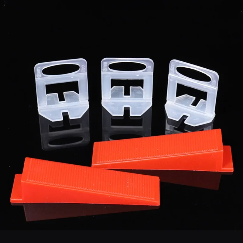 

System Construction Laying Tile Leveler 100pcs For Leveling Parts Clip Base Tools