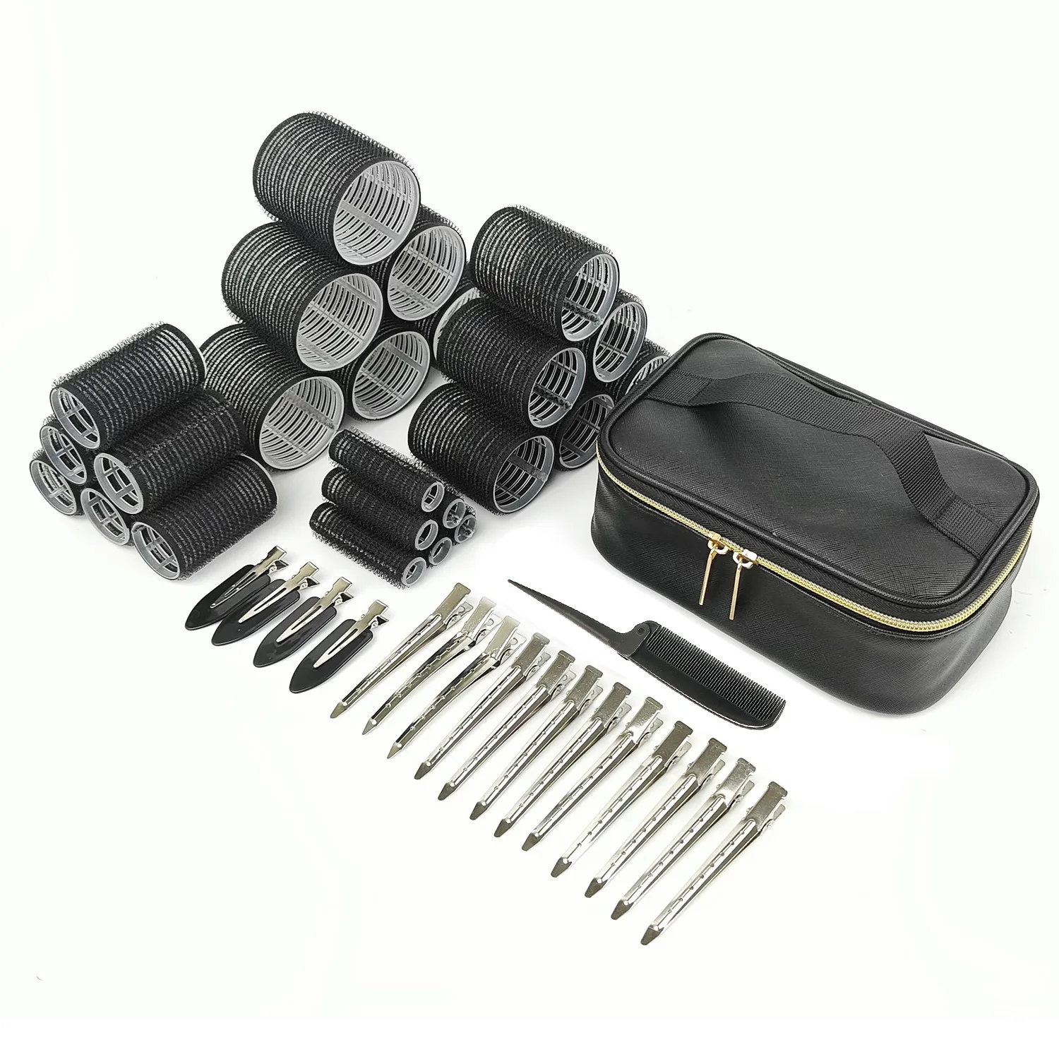 Air Bangs Curling Tube Large Cosmetic Bag Curler Set Bangs Curling Hair Diva hair styling tool hair curling tools