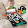Black And White Baby Floor Mirror Tummy Time Sensory Baby Toys 6 12 months Toys For Babies Montessori Development Crawl Toys 4