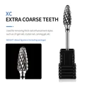Extra coarse teeth