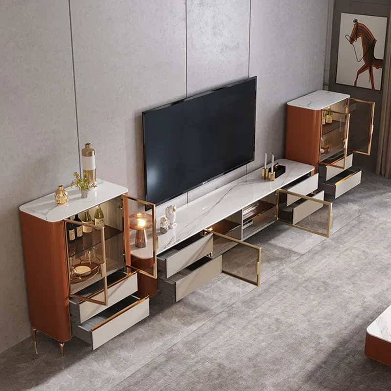 

Luxury Mount Replica TV Stands Portable Wall Cabinet Display Pedestal TV Stands Console Meubles Television Bedroom Furniture