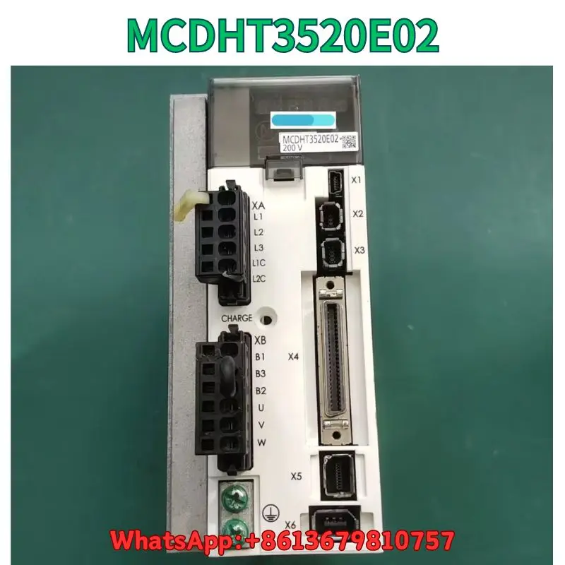 

second-hand Servo driver MCDHT3520E02 750W test OK Fast Shipping