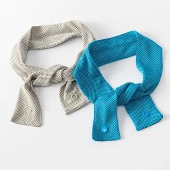 Breathable Multicolor Cooling Ice Scarf Neck Wraps Quick Drying Sweat Wiping Towel with Button Summer Sports Headscarf Hiking 1