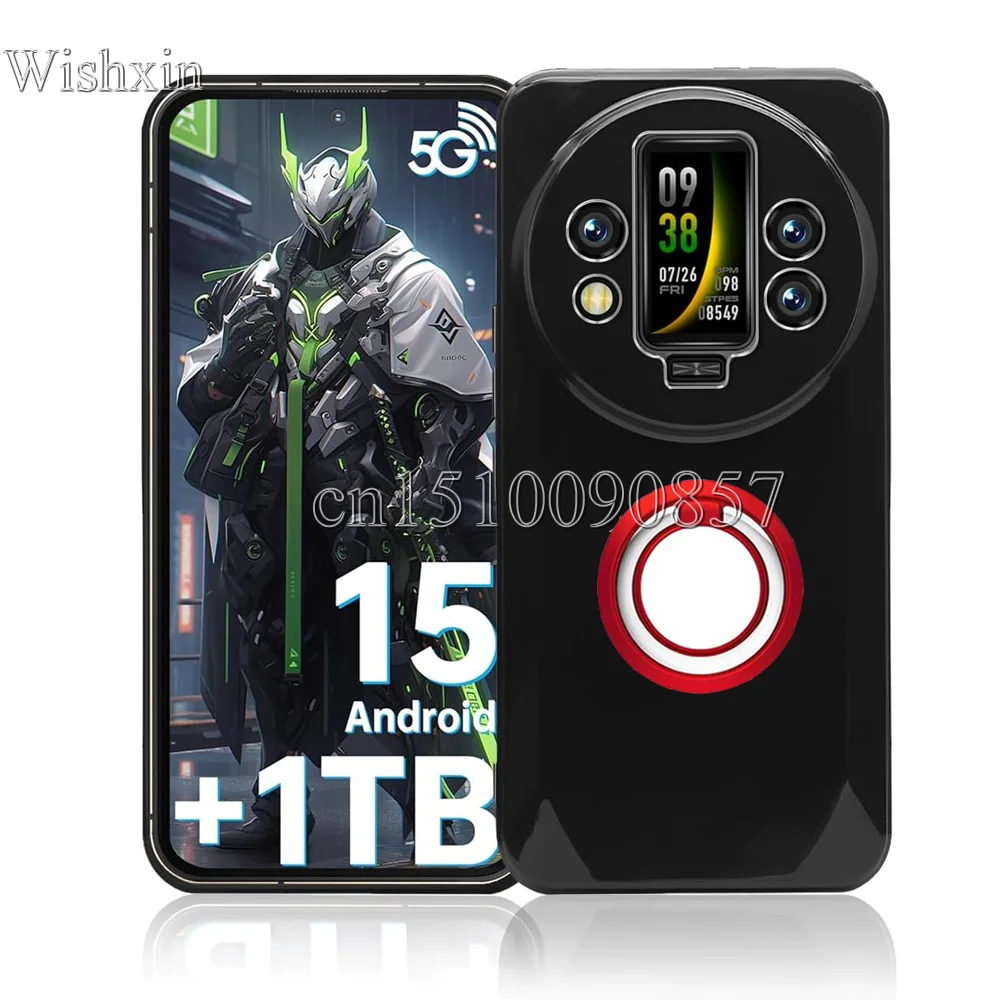 Ring Holder Shockproof Soft TPU Kickstand Case Cover