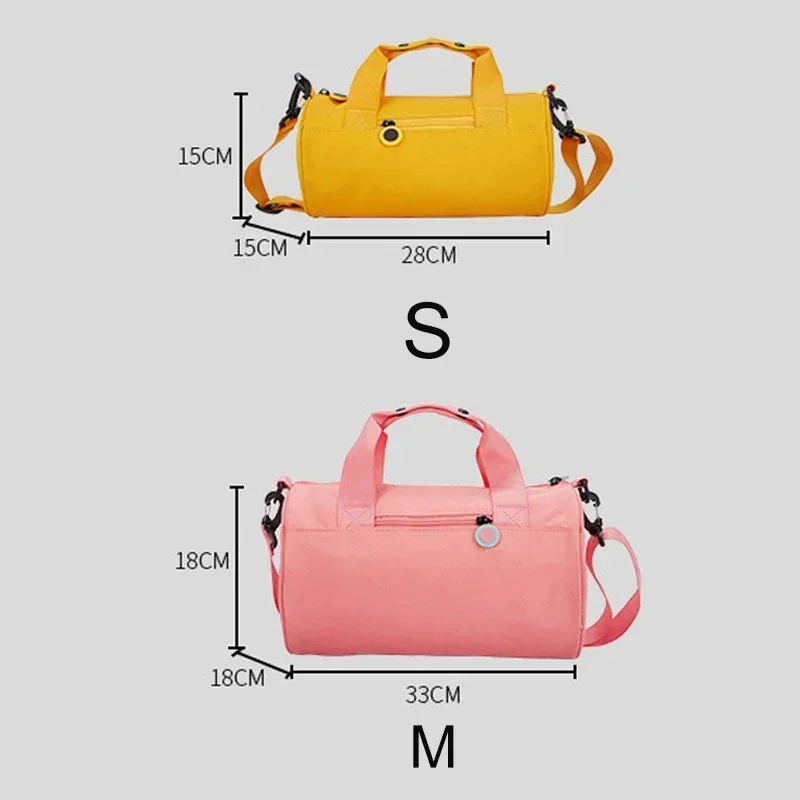 Gym Bags Lightweight One Shoulder Travel Sports Girl Dance Weekend Nylon Child Swimming Handbag Fitness 2