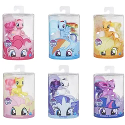 Hasbro – figurines d'action My Little Pony authentiques pour filles, jouets de base, poney crépusculaire scintillant, Pinkie Pie rare Rainbow Dash 
