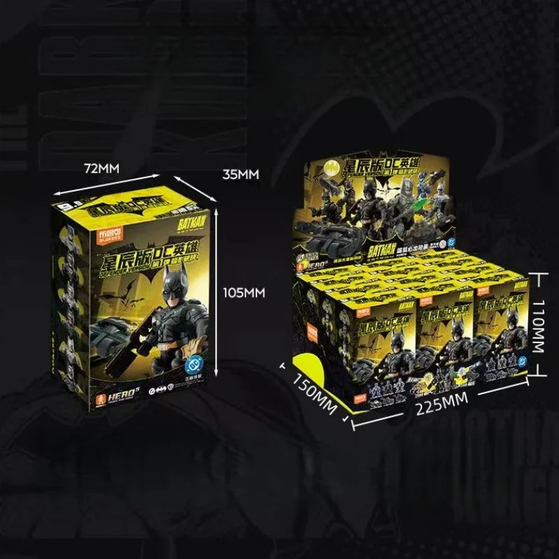 Batman Star Defender Blind Box Building Blocks - Batmobile Assemble Collectible Toy Gift Edition