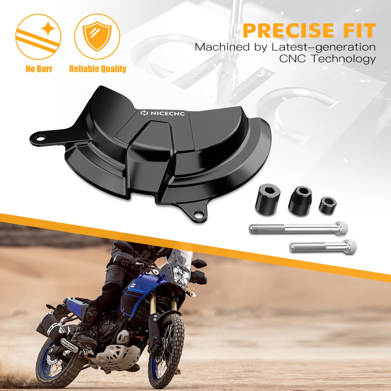 Motorkupplungsschutzabdeckung Wasserpumpenschutzabdeckung für Yamaha Tenere 700 /XTZ700 2019-2024 XSR700 2018-2023 MT07 Rally Edition – Detail 21