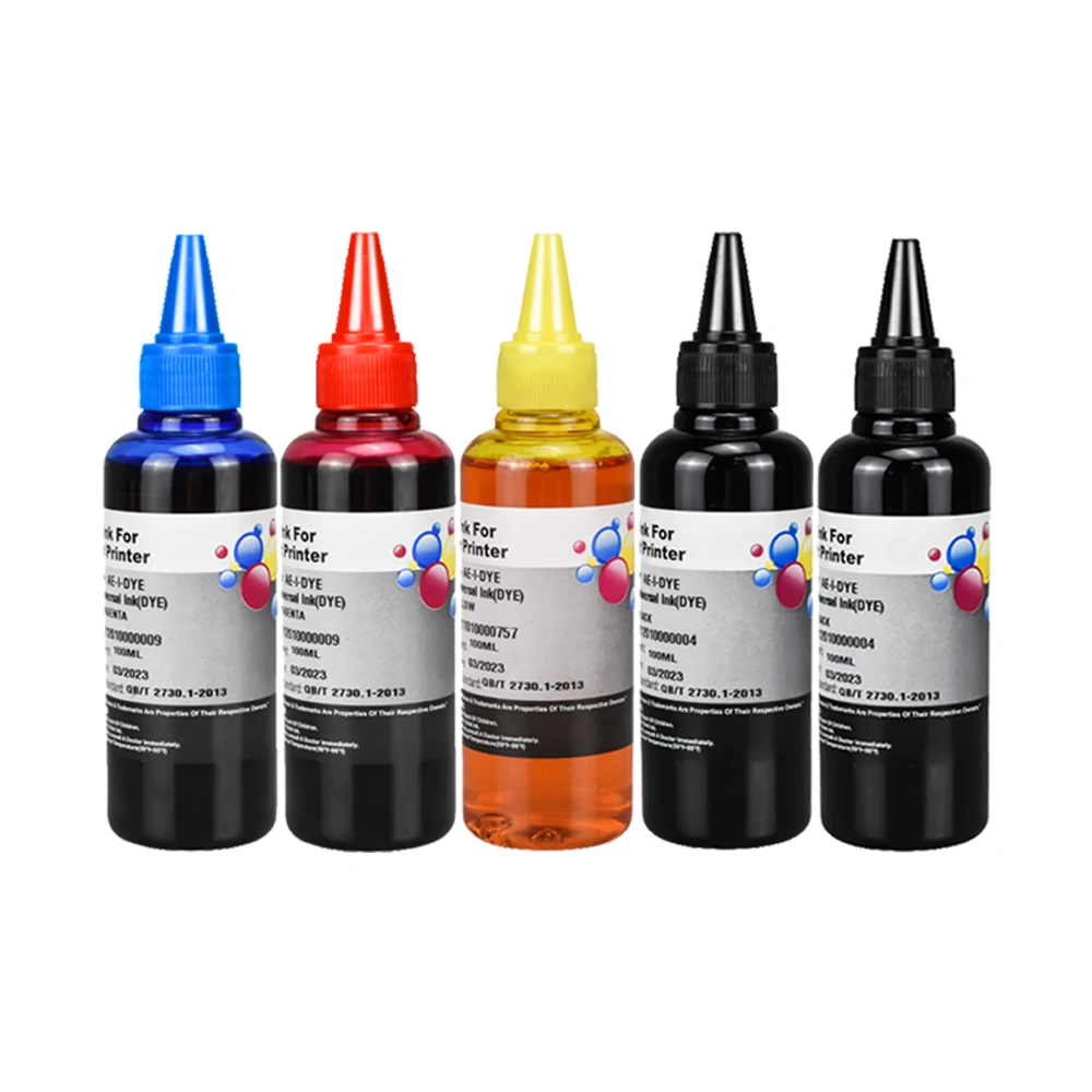 4 Color Dye Ink For HP,4 Color+100ML,for HP Premium Dye Ink,General for HP printer ink all models 302XL 62XL 63XL 301XL 304XL