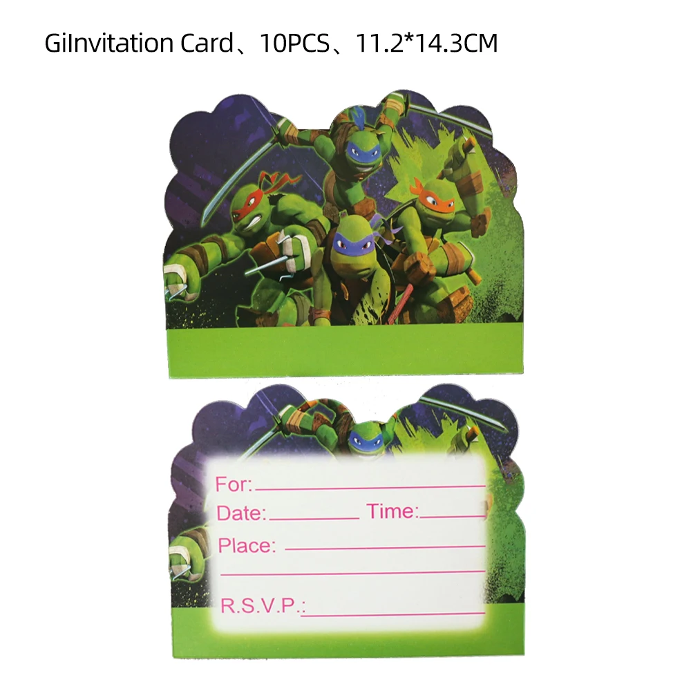 Anime Teenage Mutant Ninja Turtles Birthday Party Supplies Plate Cup  Decoration - AliExpress, image size:1000x1000