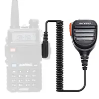 BAOFENG Two Way Radio Rainproof Handheld Speaker Mic Microphone, Remote Shoulder Mic for GMRS Radio FRS Radio UV-5R BF-F8HP UV-5 3