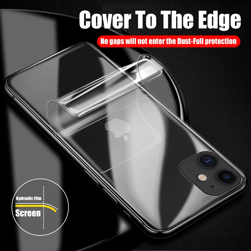 Ultra-Clear Hydrogel Screen & Back Film Protector Set - 4 Pack