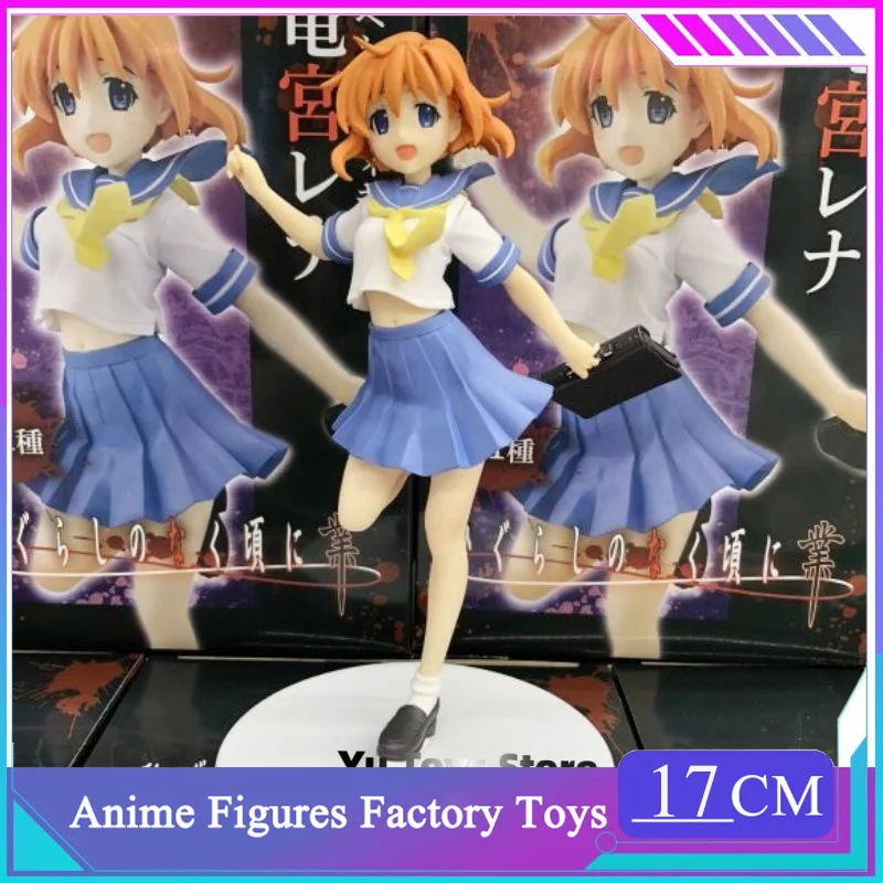 

New Original Higurashi When They Cry Figure Ryugu Reina Furude Rika Ryugu Rena Model Dolls Collectible Toys Figurines Action Toy
