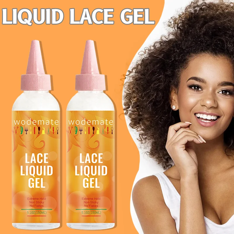 Liquid Lace Glue Glueless Lace Gel Temporary Hold Clear Wig Adhesive  Invisible Hair Glue For Wigs Hair Systems Styling Baby Hair