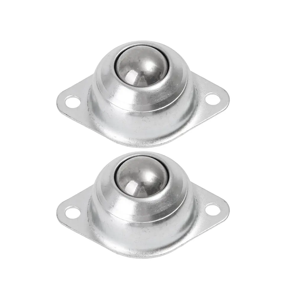 Galvanized Swivel Ball Caster Wheel Universal Round Wheel for Machinery Trolleys Furniture Hardware Assembly Line Skate Wheels image 7