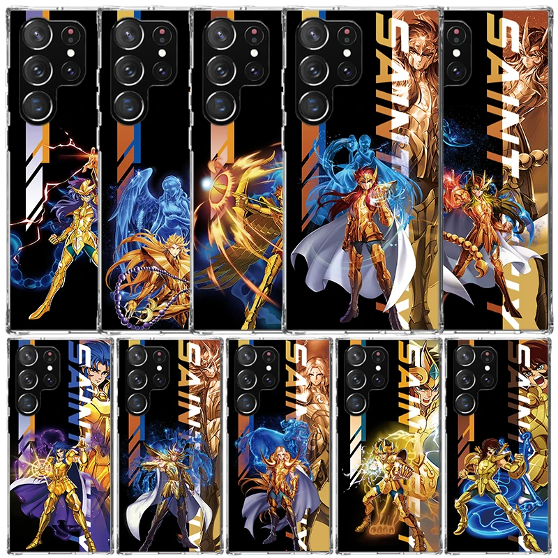 Anime Saint Seiya Soft TPU Phone Case - Stylish Protective Back Cover