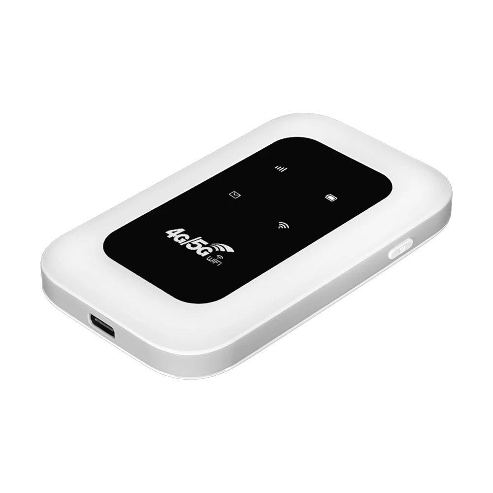 4G Pocket WiFi Router Portable Mobile Hotspot 150Mbps 4G LTE Wireless Router 2100mAh MiFi Modem SIM Card Slot Wide Coverage