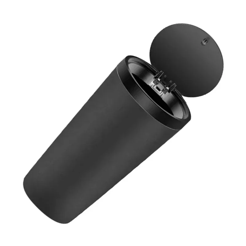 Leakproof Mini Car Trash Can with Pop-Up Lid and Odor-Blocking Waterproof Design